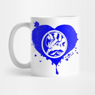 Blue Ranger Love Mug